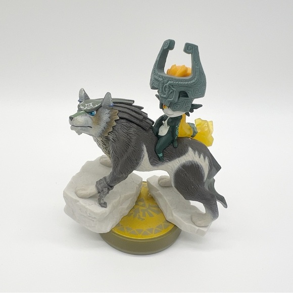 Wolf Link Amiibo Nintendo Legends of Zelda Breath of the Wolf Twilight Princess - Picture 1 of 7